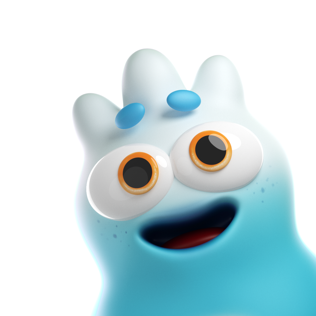 Artie — the 3D character from the Artie Geo geography quiz app