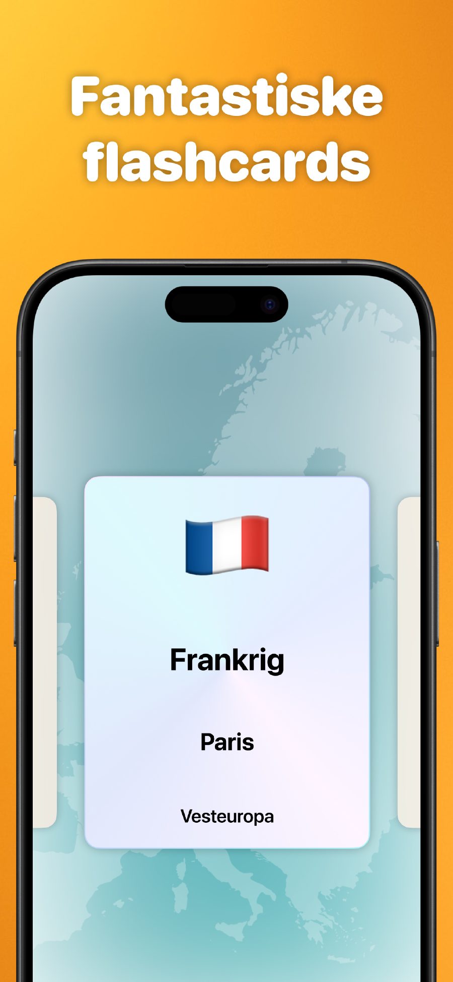 Lær med sjove flashcards