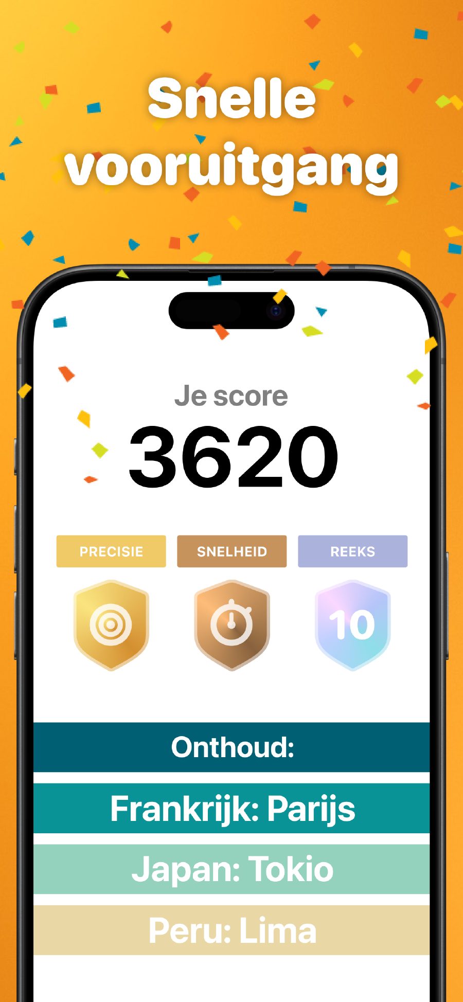 Volg voortgang met scores en prestaties