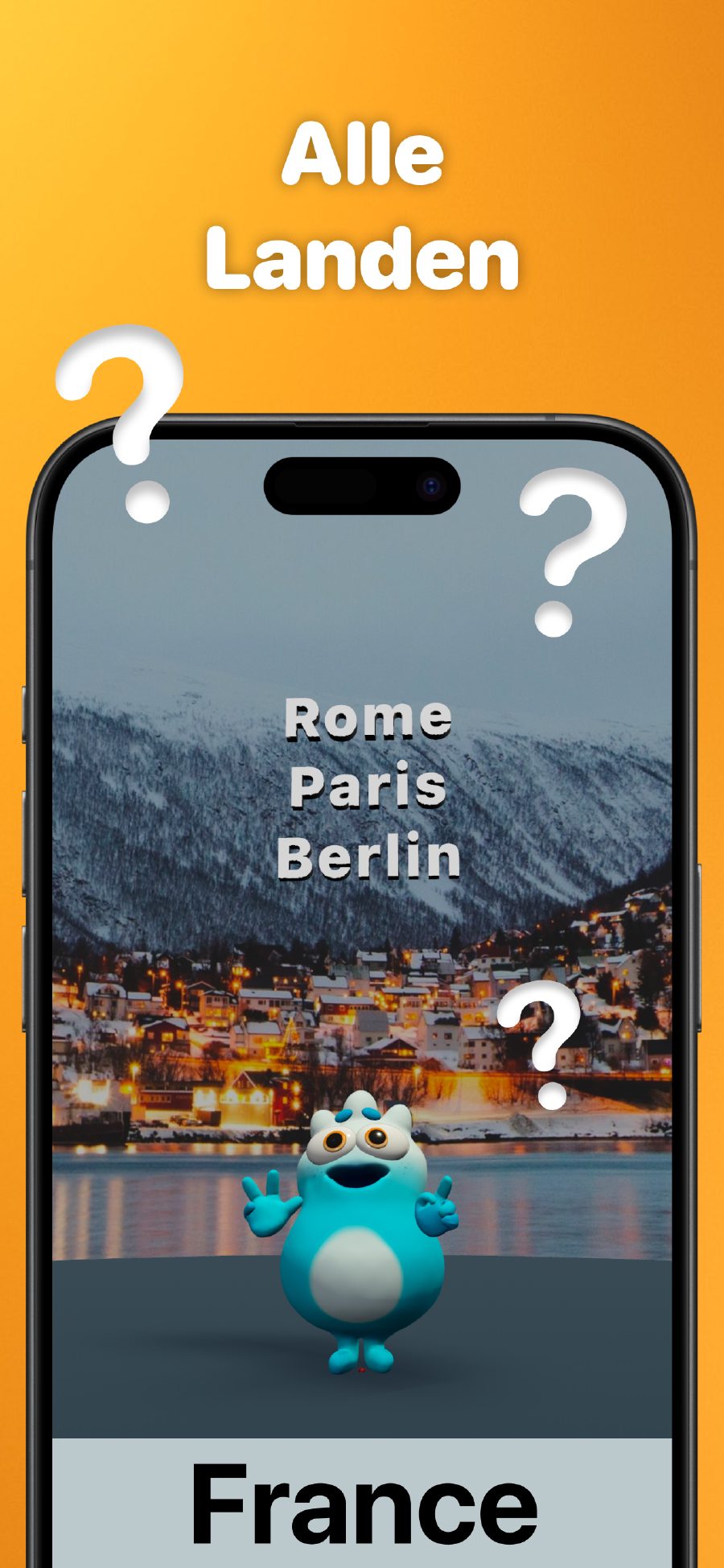 Hoofdstedenquiz-uitdaging