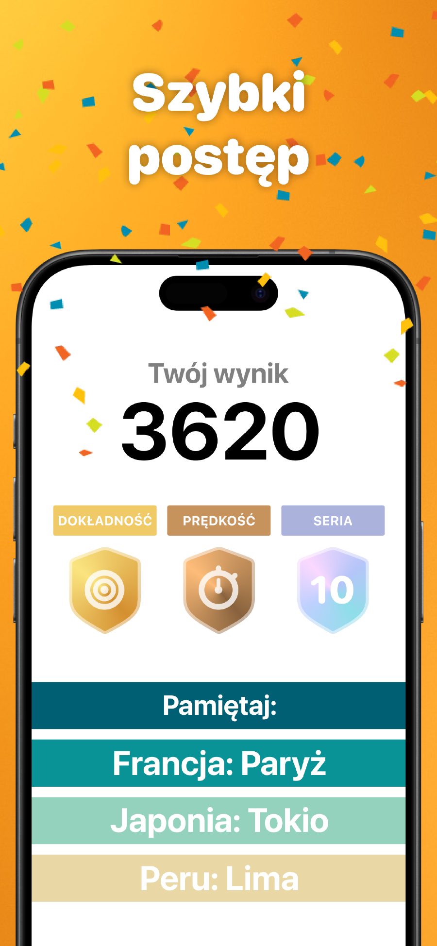 Śledź postępy dzięki punktom i osiągnięciom